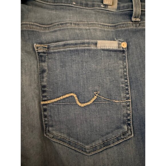 7 For All Mankind - Joesfina Boyfriend, Light Blue, 32 - Picture 5 of 6
